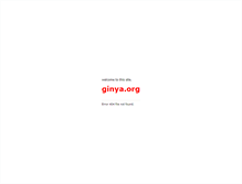 Tablet Screenshot of ginya.org
